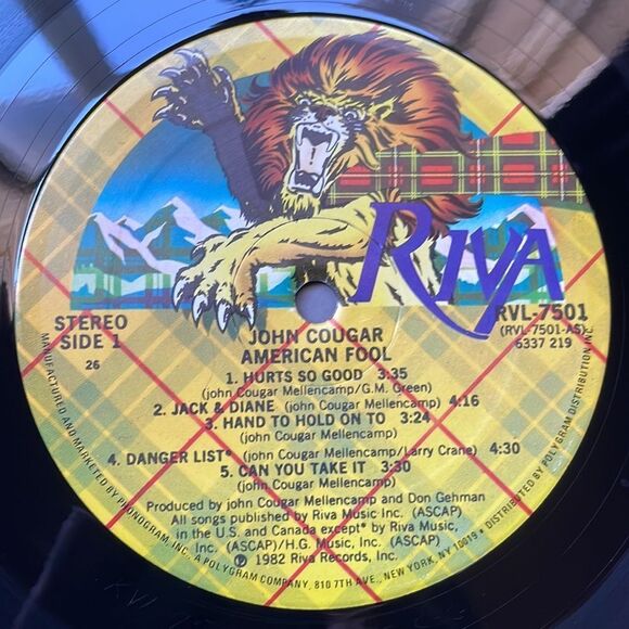 John Cougar Mellencamp Vinyl Record - Picture 10 of 10